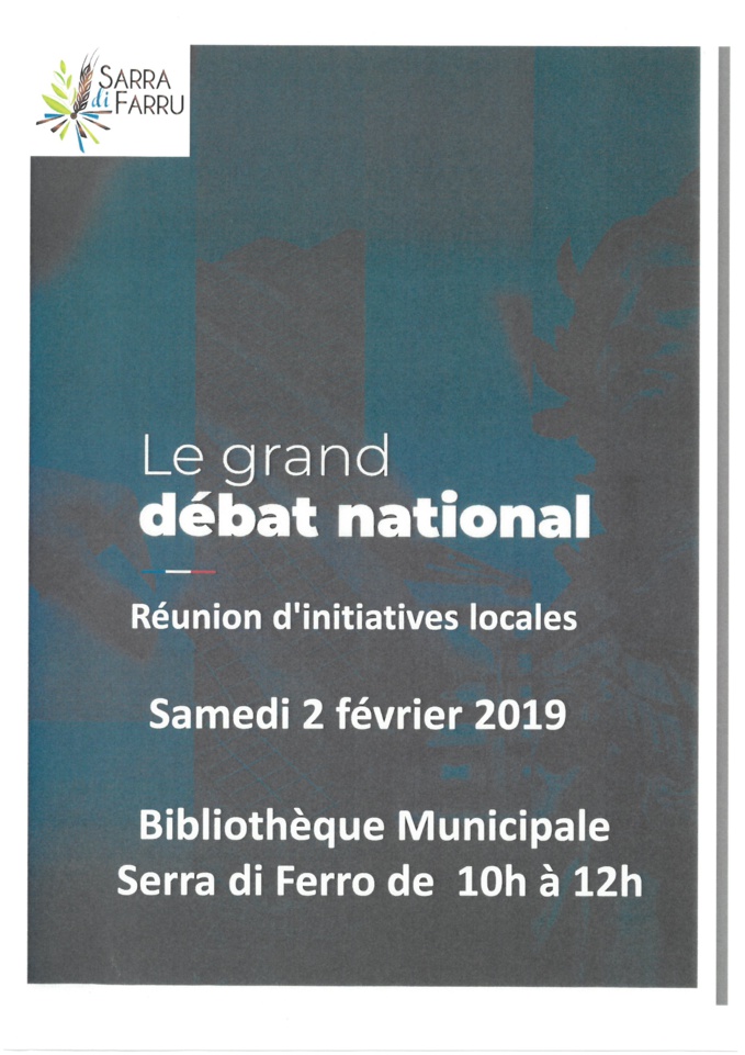 Nouvelle réunion d'initiatives locales "le grand débat national"