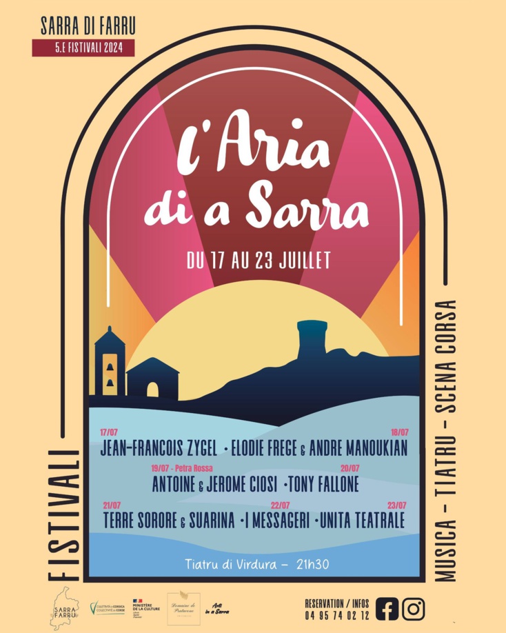 Festival L'Aria di a Sarra - Estivales 2024