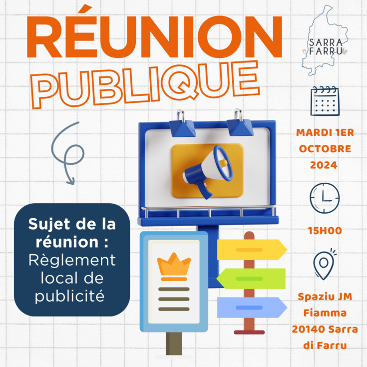 ​Règlement local de publicité - Réunion publique