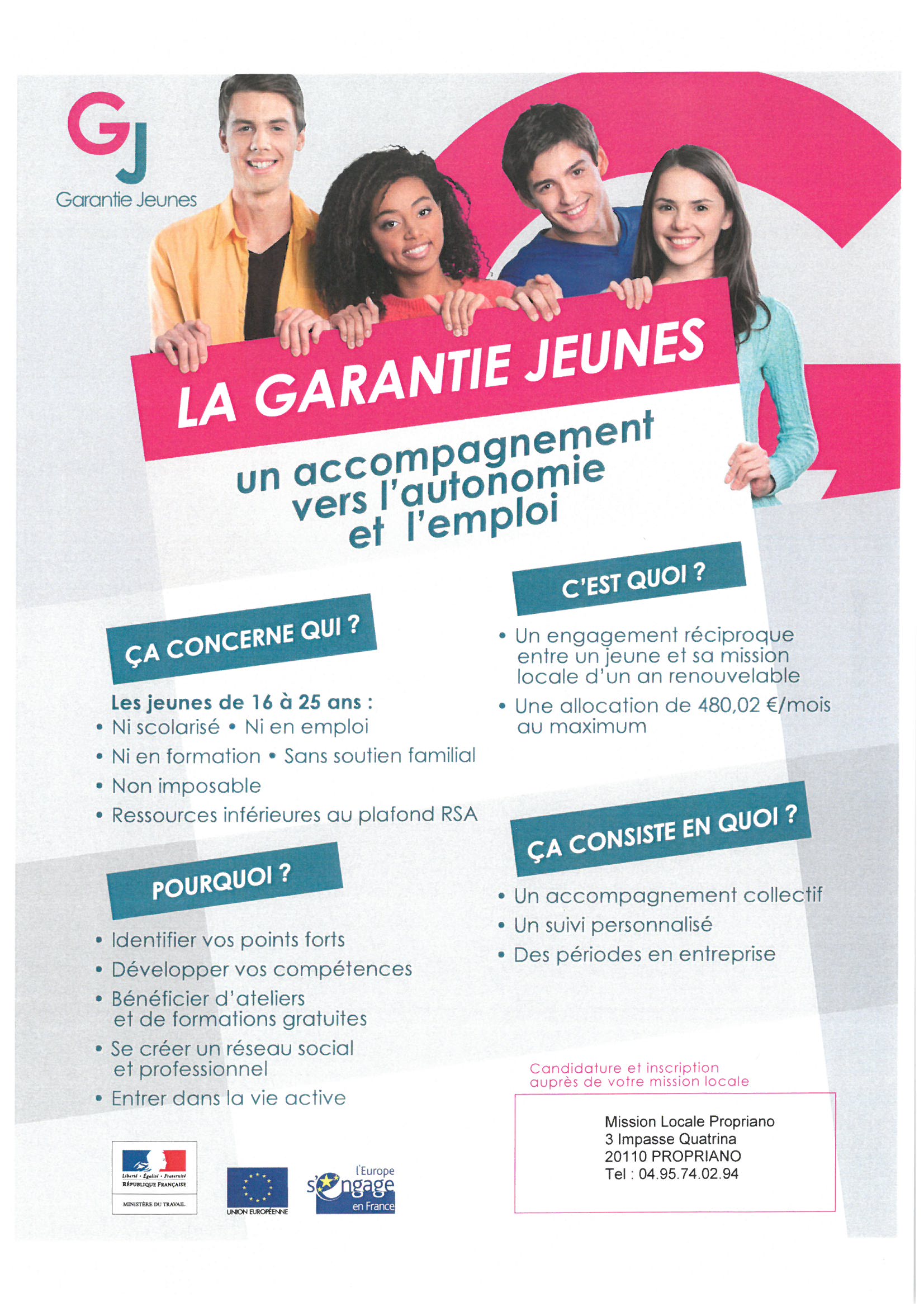 Mission Locale "garantie jeunes"