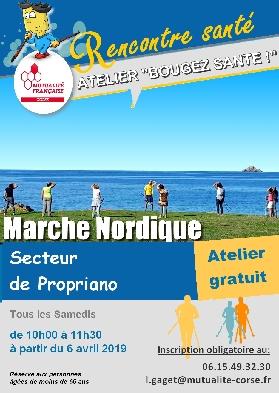 Marche nordique à Propriano