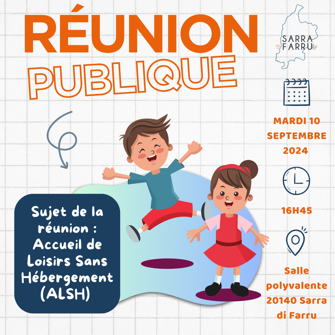 Réunion publique : ALSH